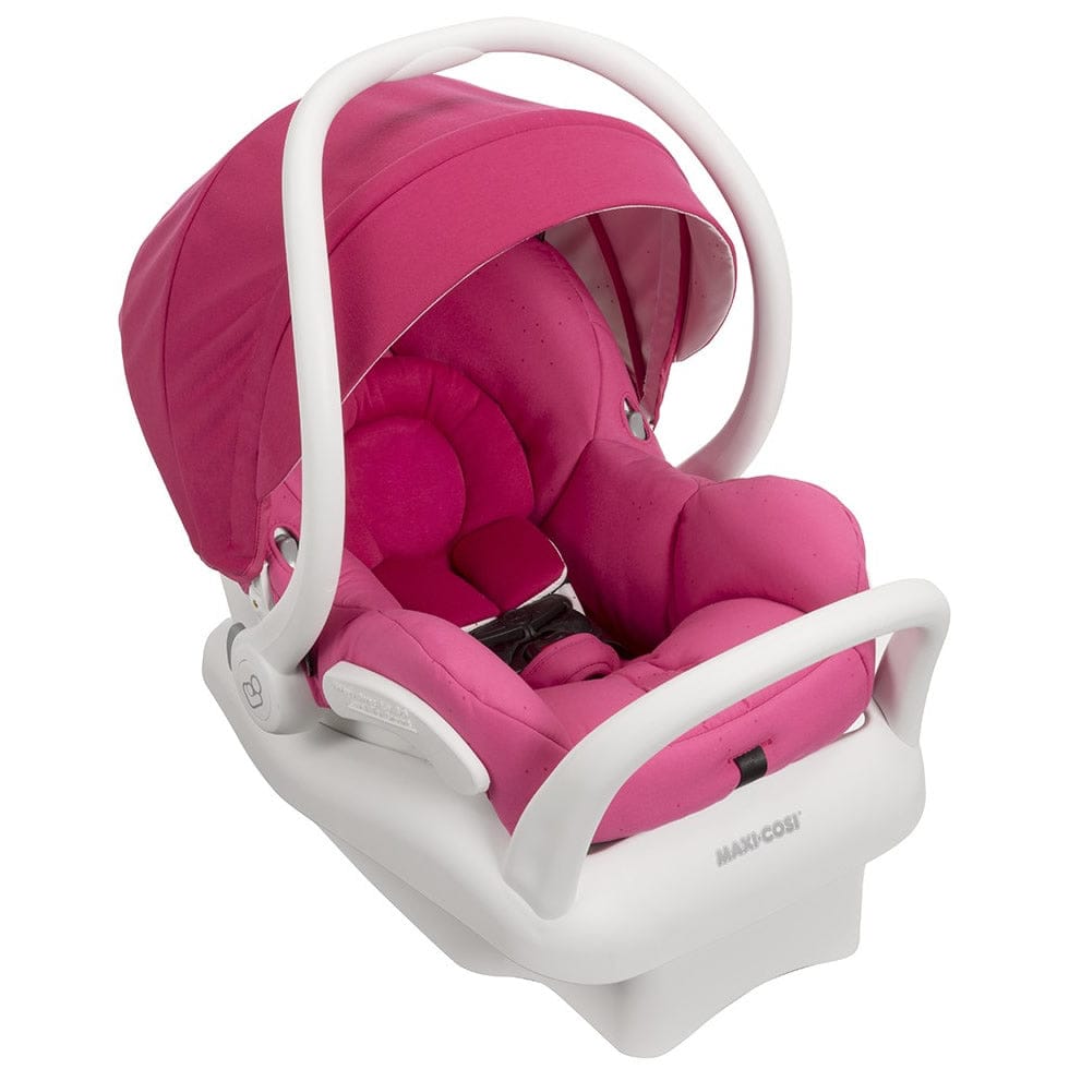 Maxi Cosi Mico Max 30 Infant Car Seat, White Collection - Pink Berry - IC164DCN