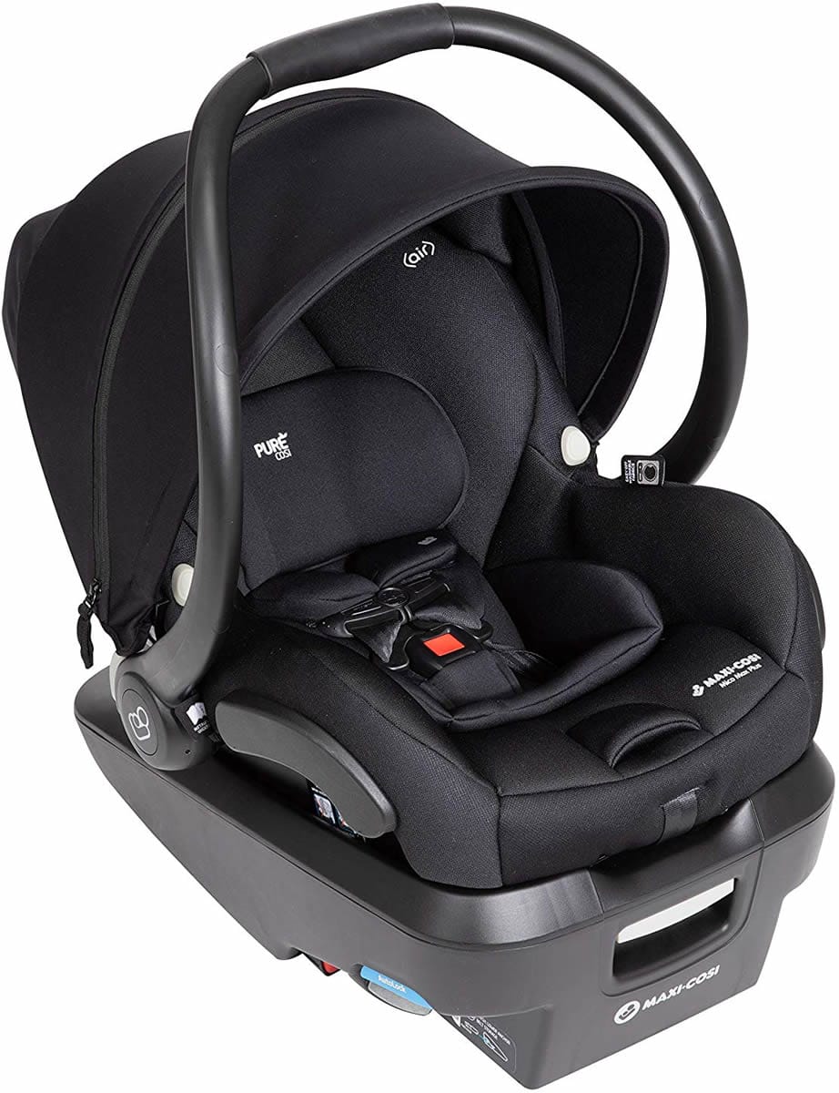 Maxi-Cosi Mico Max Plus Infant Car Seat - Onyx Bliss (Chem Free) - IC311ELA