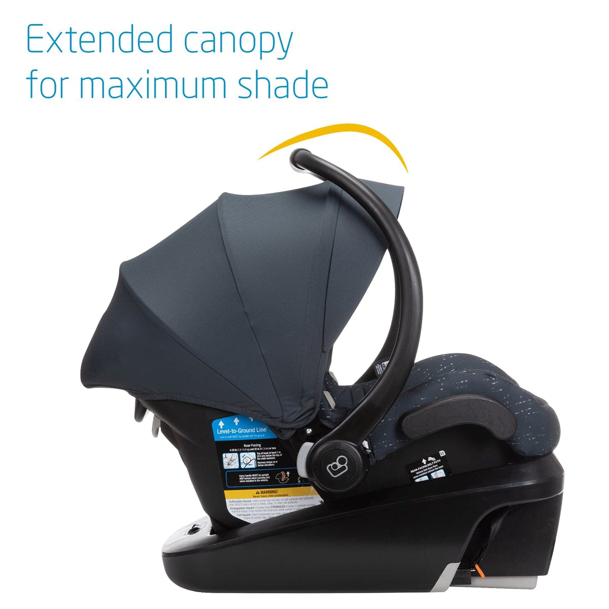 Maxi-Cosi Mico XP Max Infant Car Seat with Load Leg - Sonar Grey (PureCosi) - IC387FZH