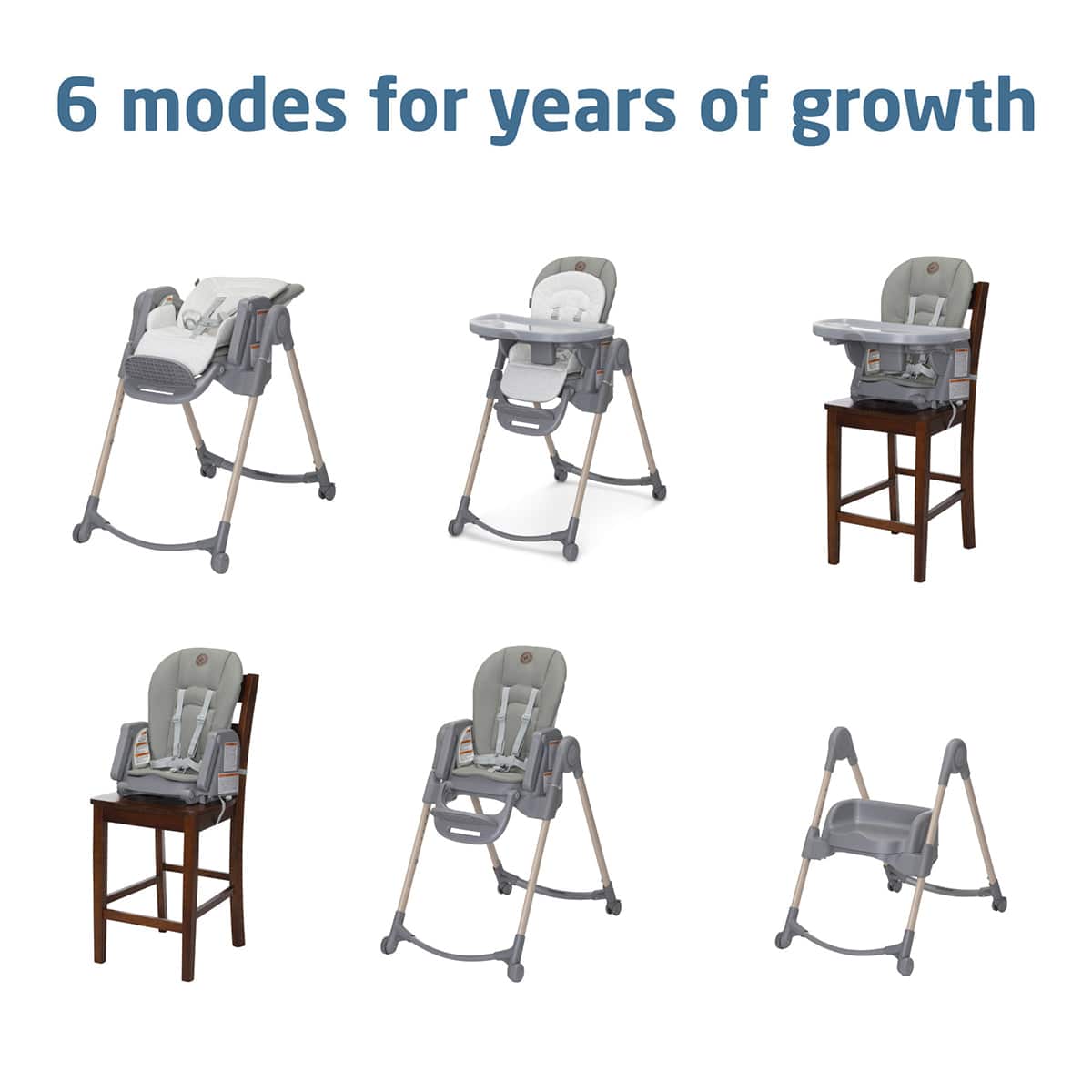 Maxi Cosi Classic Green Minla 6-in-1 Adjustable High Chair
