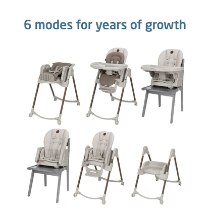 Maxi-Cosi Minla 6-in-1 High Chair - Classic Truffle - HC258HNY