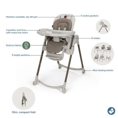 Maxi-Cosi Minla 6-in-1 High Chair - Classic Truffle - HC258HNY