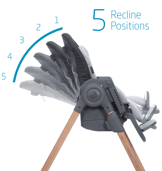 Maxi-Cosi Minla 6-In-1 High Chair - Essential Graphite - HC258FJA