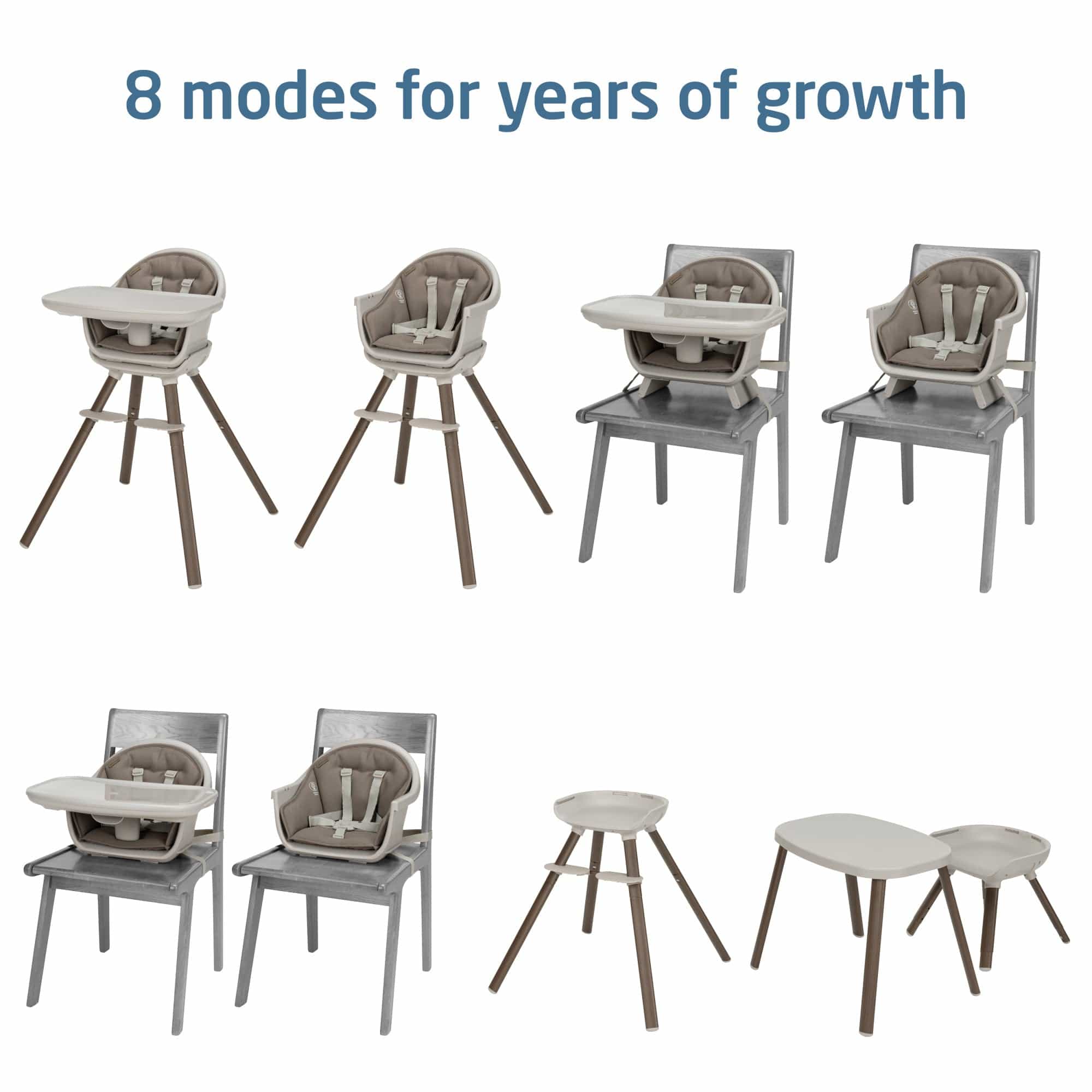 Maxi-Cosi Moa 8-in-1 High Chair - Classic Truffle – Albee Baby