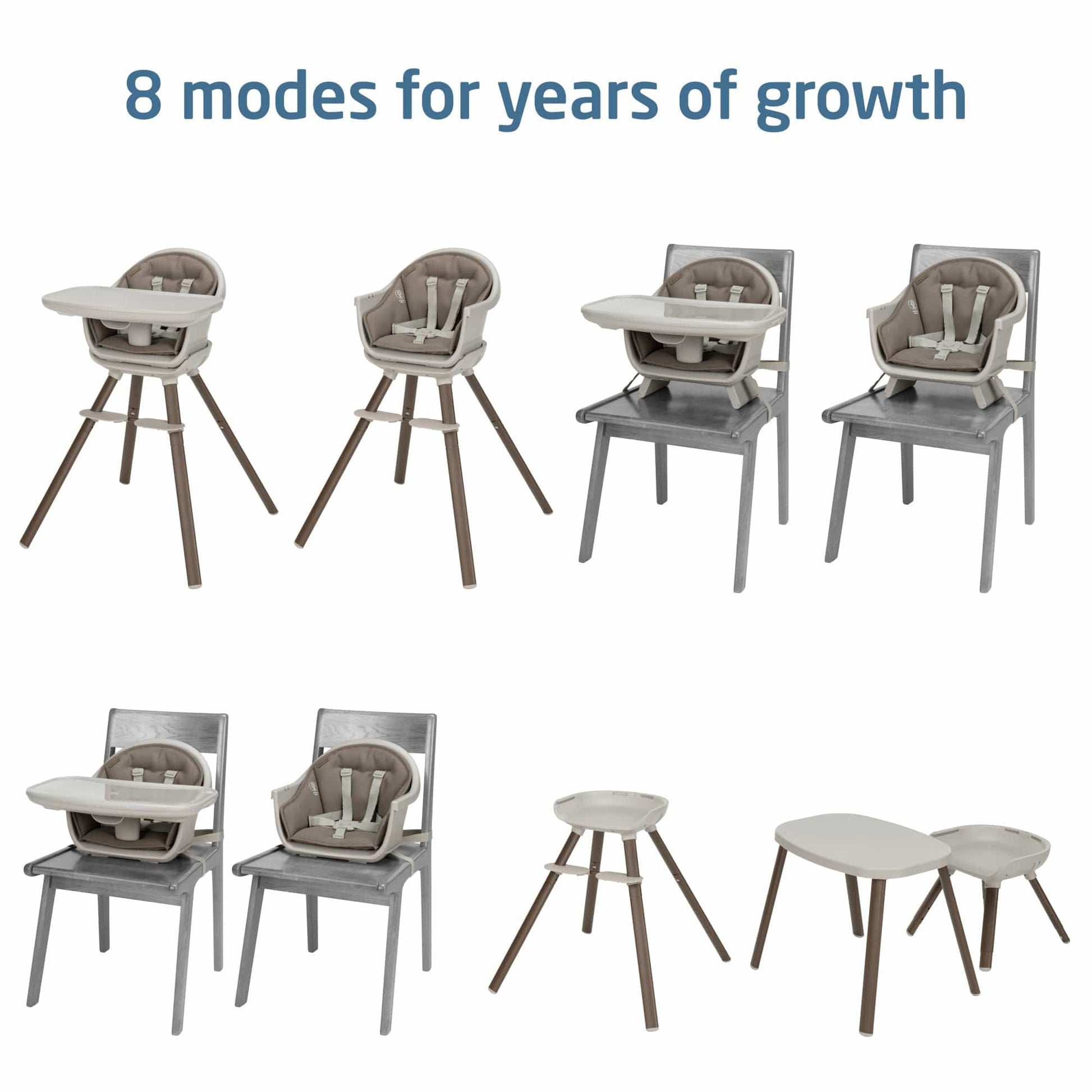 Maxi Cosi Moa 8 in 1 High Chair Classic Truffle