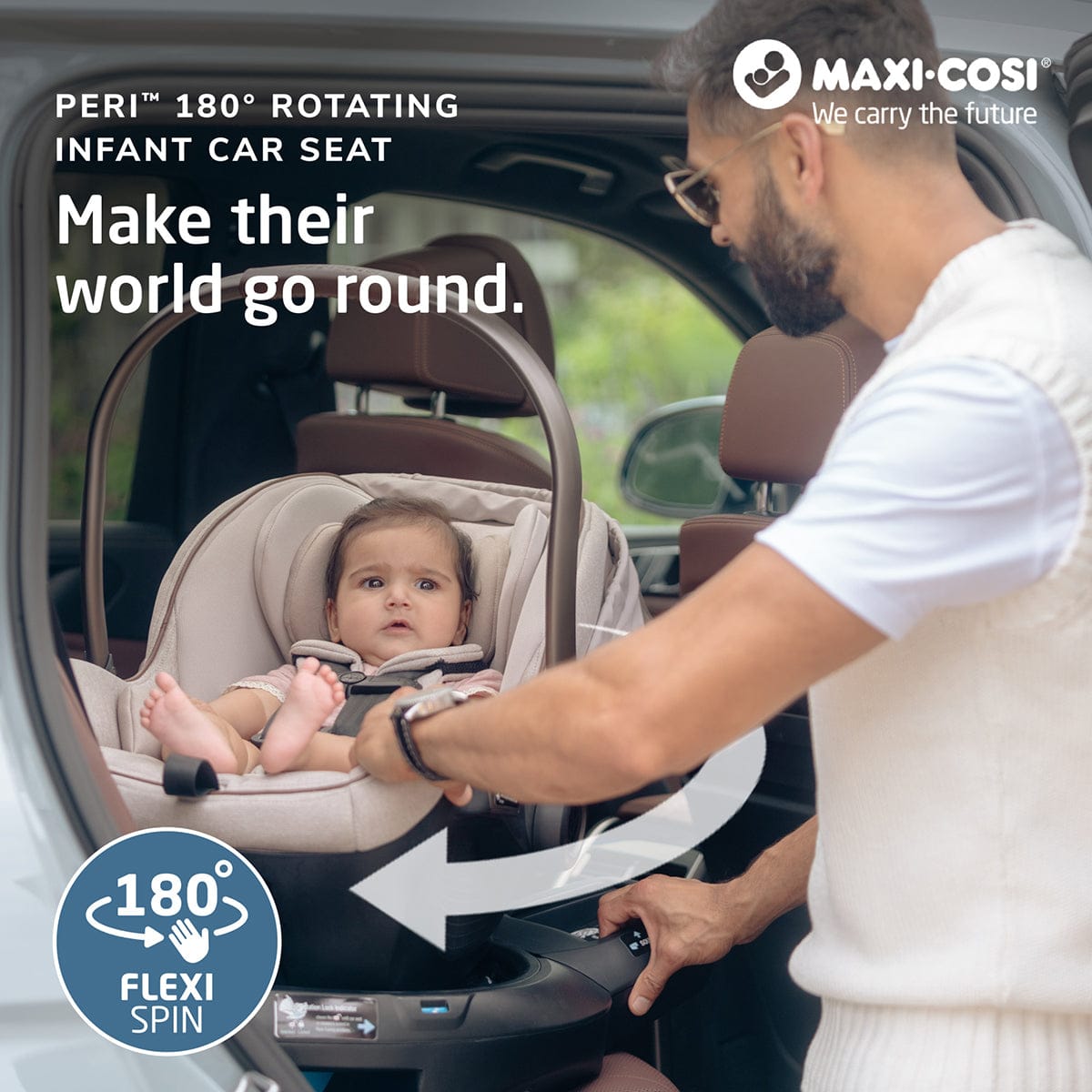 Maxi-Cosi Peri 180 Rotating Infant Car Seat - Desert Wonder - IC364GKF