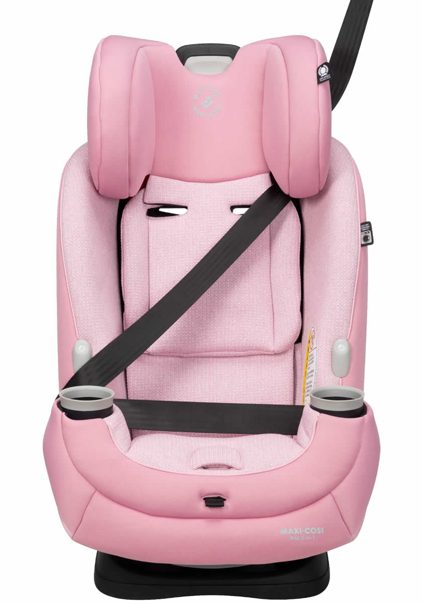 Maxi-Cosi Pria 3-in-1 Convertible Car Seat, Sweater Knit - Rose Pink - CC244FWB