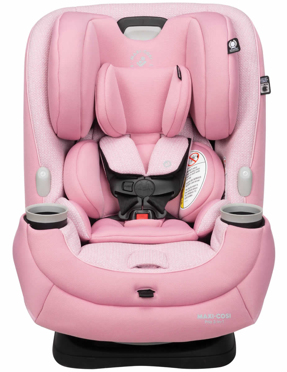 Maxi-Cosi Pria 3-in-1 Convertible Car Seat, Sweater Knit - Rose Pink