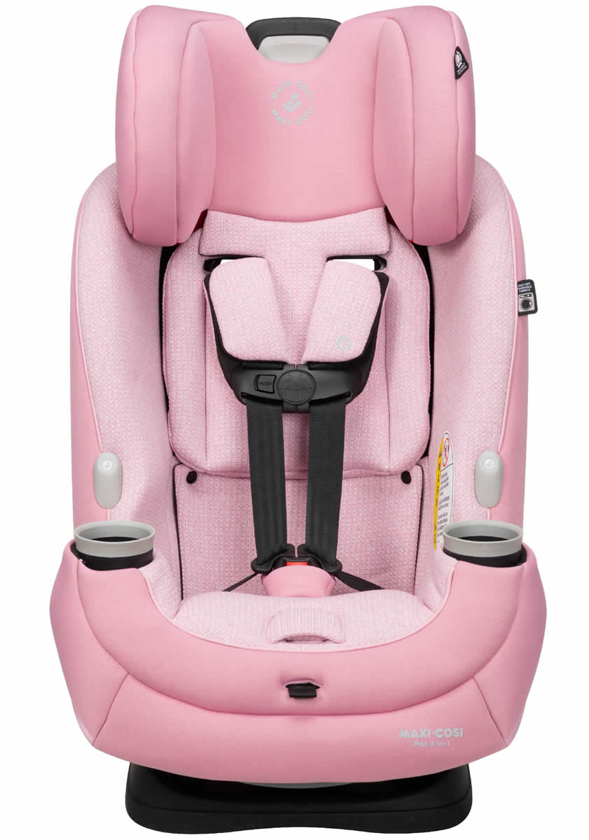 Maxi-Cosi Pria 3-in-1 Convertible Car Seat, Sweater Knit - Rose Pink - CC244FWBA