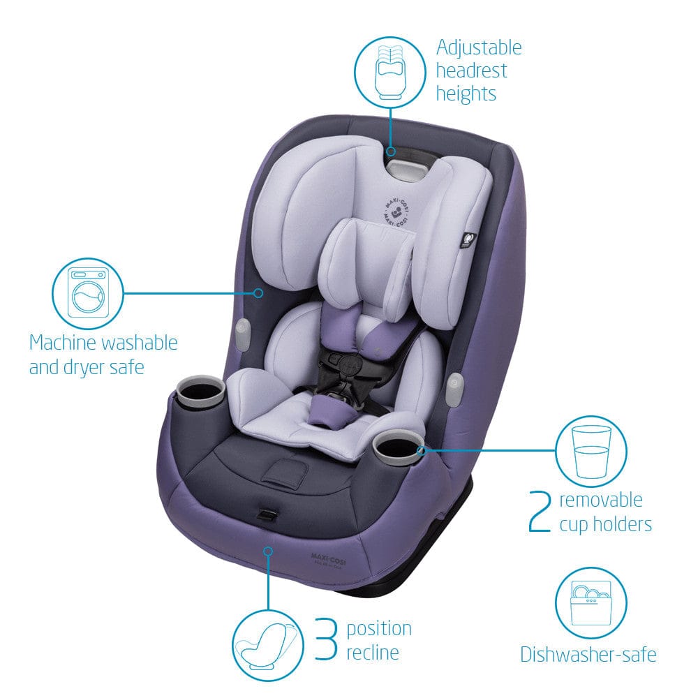 Maxi-Cosi Pria All-in-One Convertible Car Seat - Dewberry Rain (PureCosi) - CC244FYC