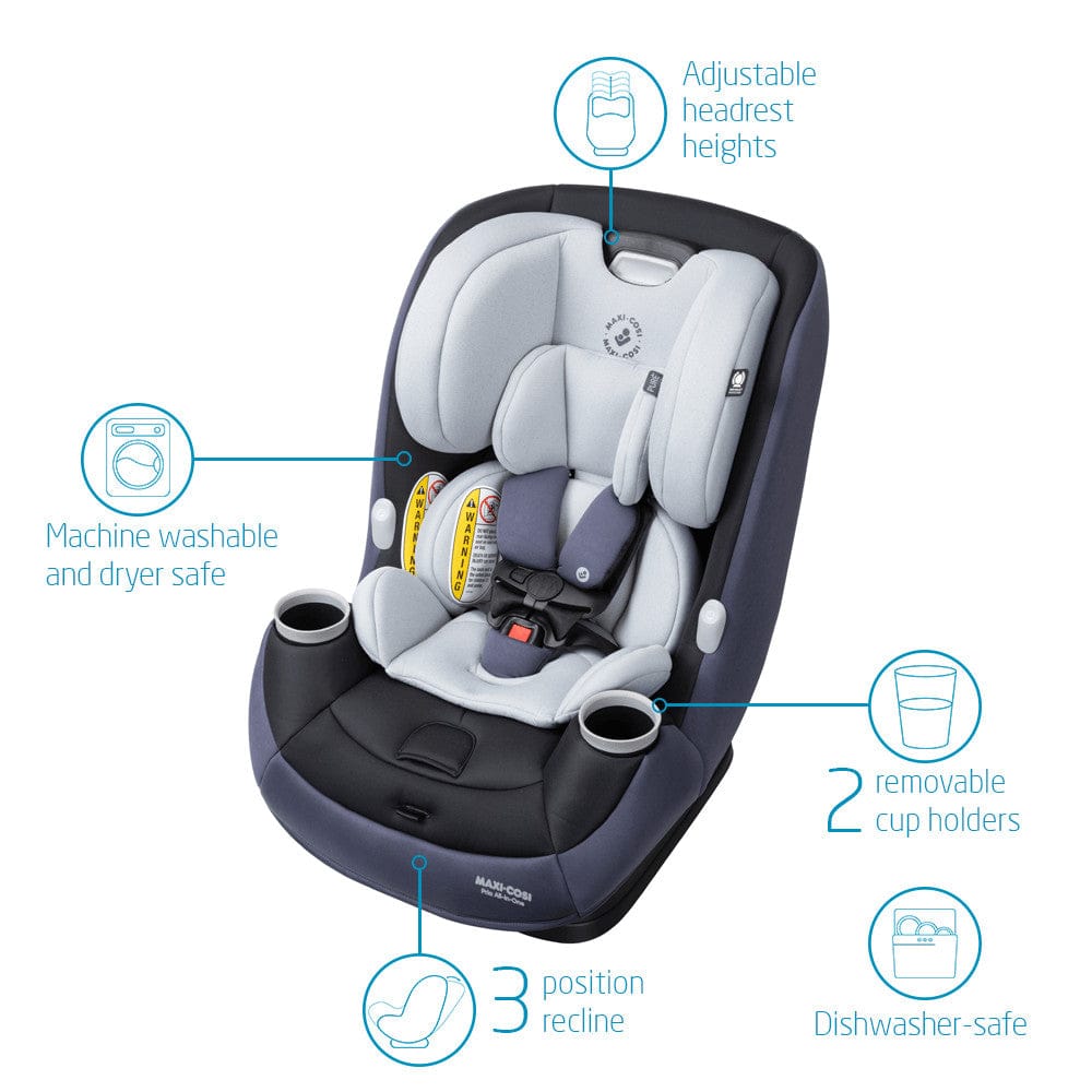 Maxi-Cosi Pria All-in-One Convertible Car Seat - Midnight Slate (PureCosi) - CC244ESE