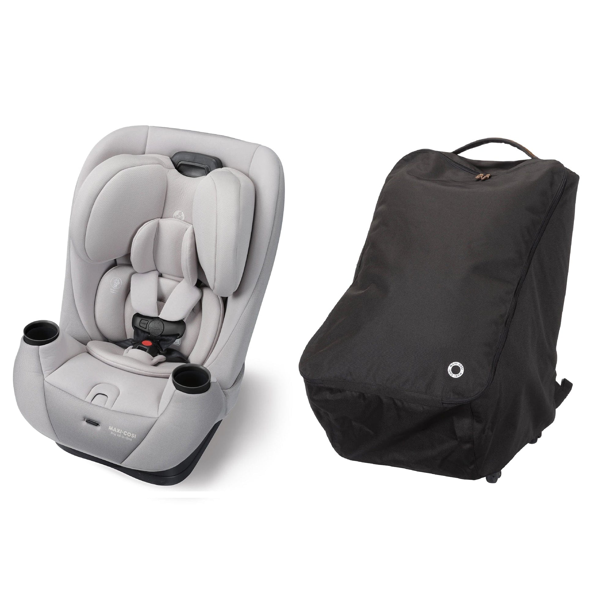 Maxi-Cosi Pria All-in-One Convertible Car Seat + Wheeled Travel Bag Bundle