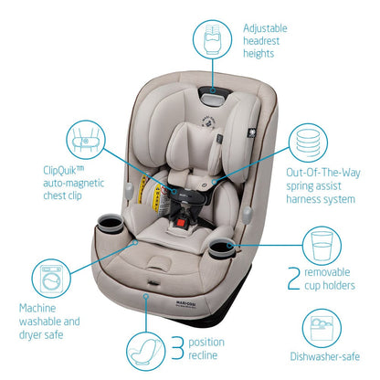 Maxi-Cosi Pria Max All-in-One Convertible Car Seat - Desert Wonder (PureCosi) - CC208GKF