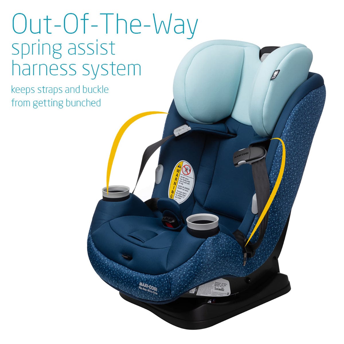Maxi-Cosi Pria Max All-in-One Convertible Car Seat - Tetra Blue (PureCosi) - CC208FZJ