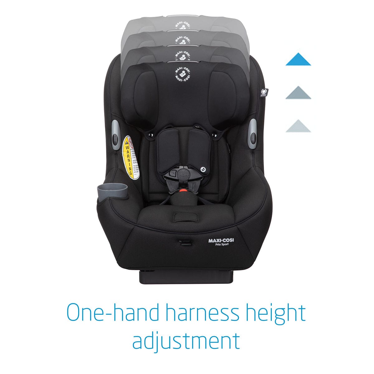 Maxi-Cosi Pria Sport 2-in-1 Convertible Car Seat, Midnight Black