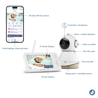 Maxi-Cosi See Pro 360 Baby Monitor - White - MO1830924