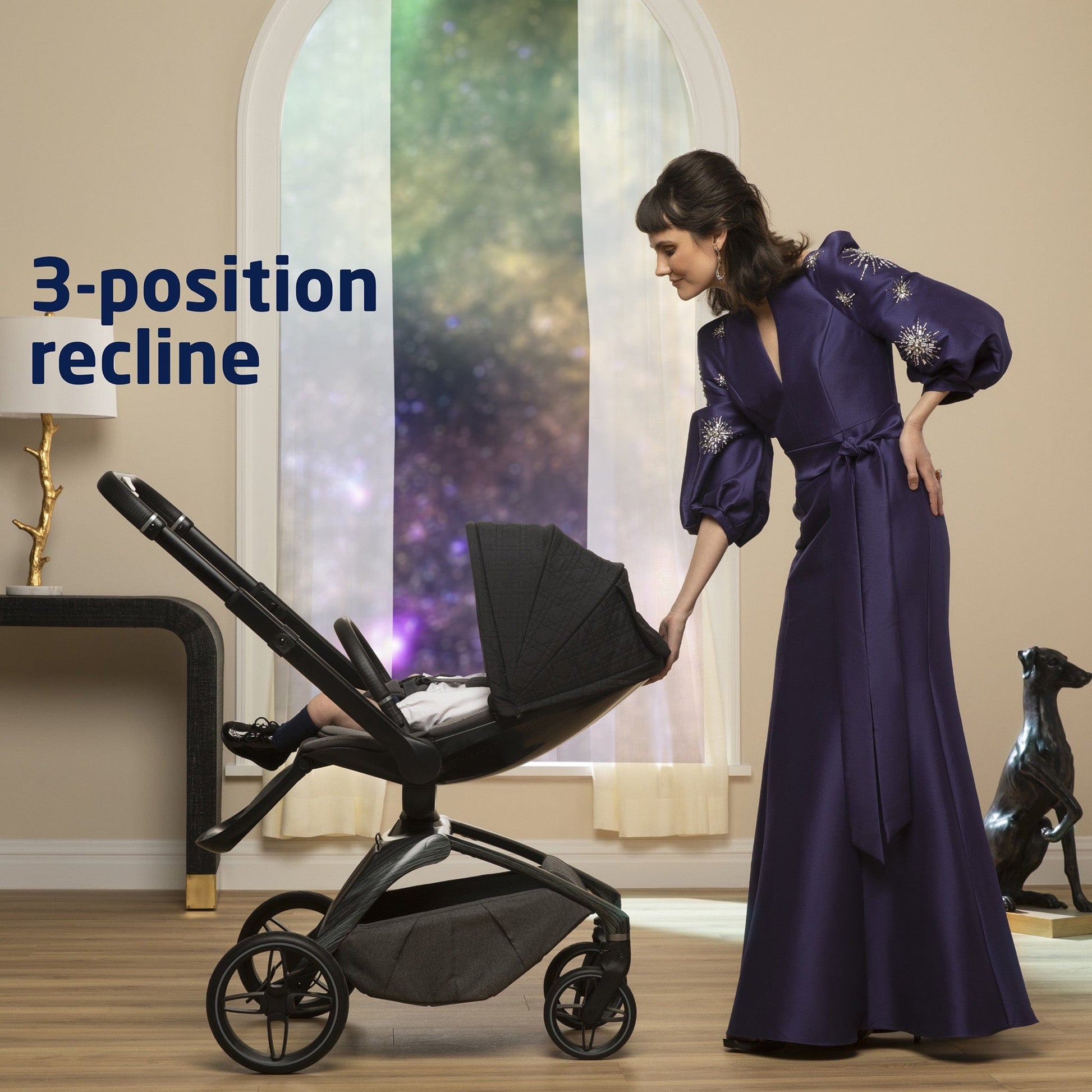 Maxi-Cosi Tana 360 Rotating Modular Stroller + Bassinet Bundle - Onyx Heritage - CV452HCV-CV460HCV