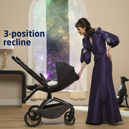 Maxi-Cosi Tana 360 Rotating Modular Stroller + Bassinet Bundle - Onyx Heritage - CV452HCV-CV460HCV