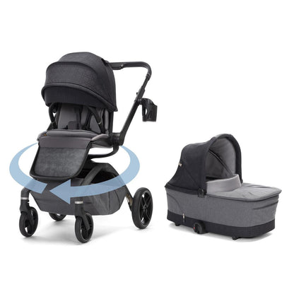 Maxi-Cosi Tana 360 Rotating Modular Stroller + Bassinet Bundle - Onyx Heritage - CV452HCV-CV460HCV
