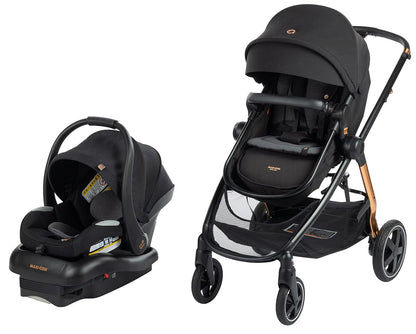 Maxi-Cosi Zelia 2 Luxe 5-in-1 Modular Travel System - Dark Ember - TR455HBN