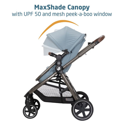Maxi-Cosi Zelia 2 Luxe 5-in-1 Modular Travel System - New Hope Grey - TR455HBM