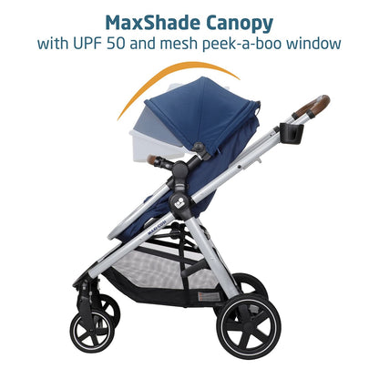 Maxi-Cosi Zelia 2 Luxe 5-in-1 Modular Travel System - New Hope Navy - TR455GNN