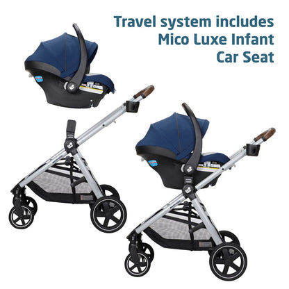 Maxi-Cosi Zelia 2 Luxe 5-in-1 Modular Travel System - New Hope Navy - TR455GNN