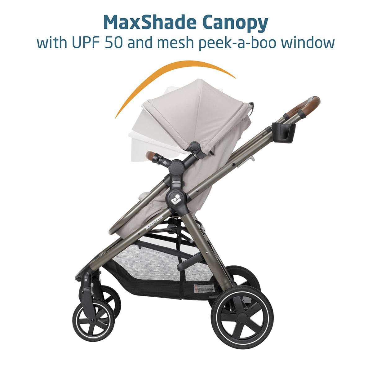 maxi cosi stroller tan Maxi Cosi Zelia Luxe 5-in-1 Modular Travel System