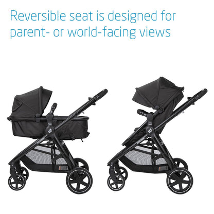 Maxi-Cosi Zelia 2 Travel System - Midnight Black - TR426FZA