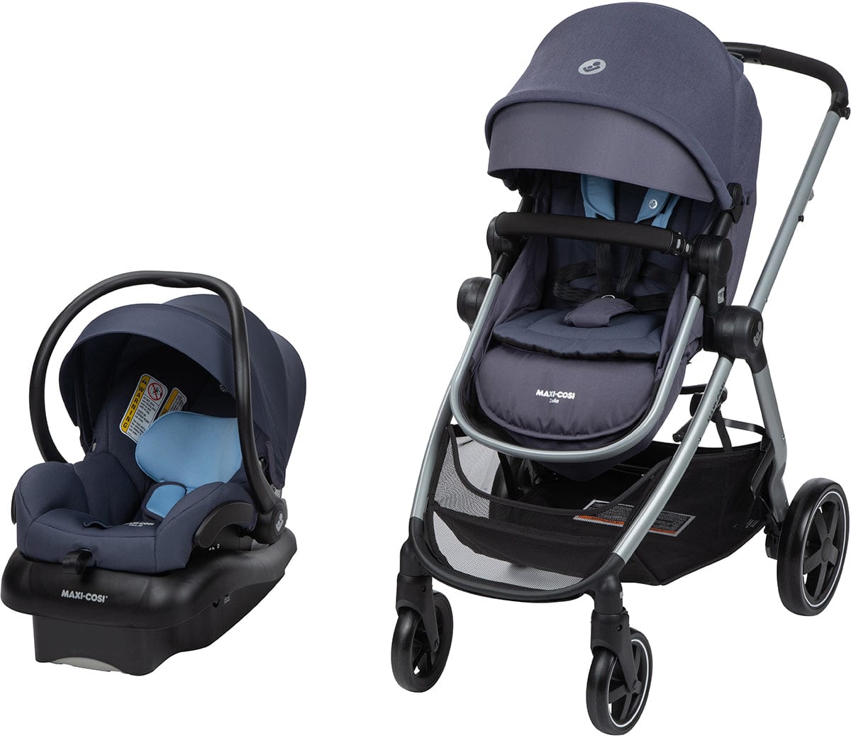 Maxi-Cosi Zelia 2 Travel System - Slated Sky - TR426FXQ
