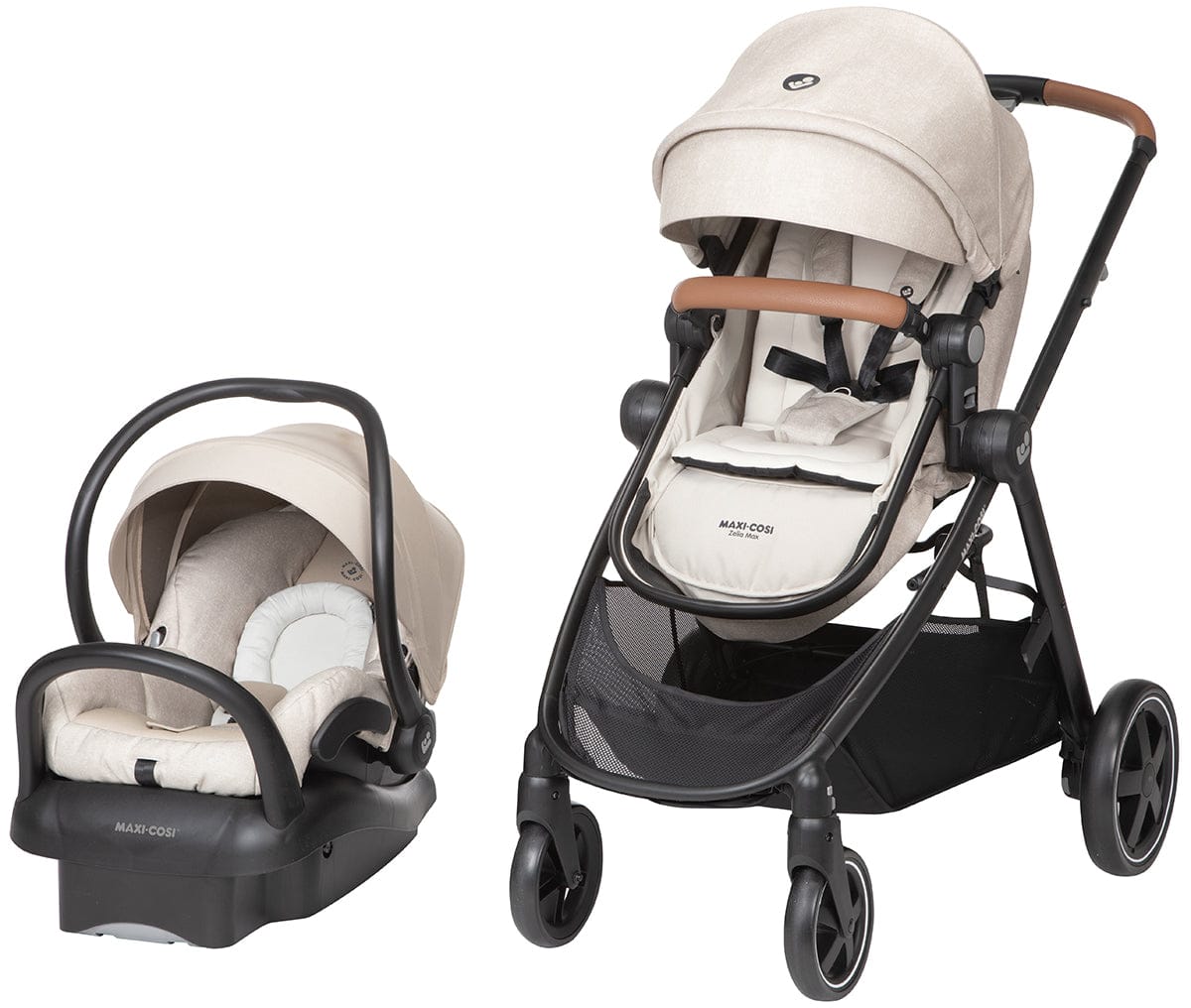 Maxi-Cosi Zelia Max + Mico Max 30 Travel System - Nomad Sand