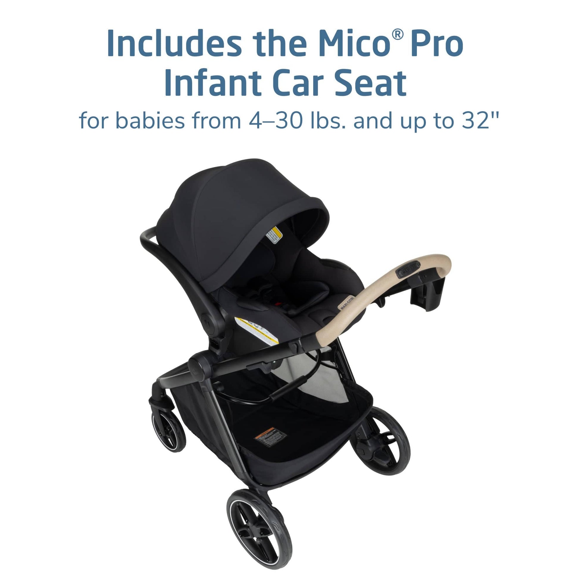 Maxi-Cosi Zelia Pro 5-in-1 Travel System - Caspian Caviar - TR493HHK