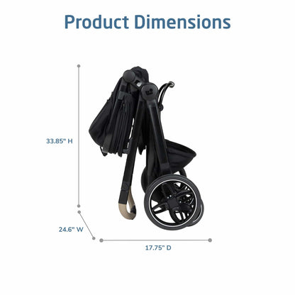 Maxi-Cosi Zelia Pro 5-in-1 Modular Travel System Caspian Caviar