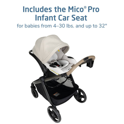 Maxi-Cosi Zelia Pro 5-in-1 Travel System - Classic Oat - TR493HCOA