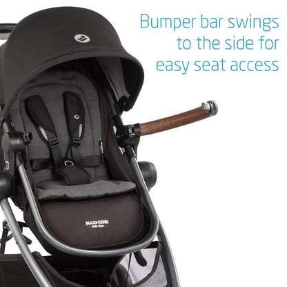Maxi-Cosi Zelia2 Max 5-in-1 Modular Travel System - Essential Black - TR477FNA