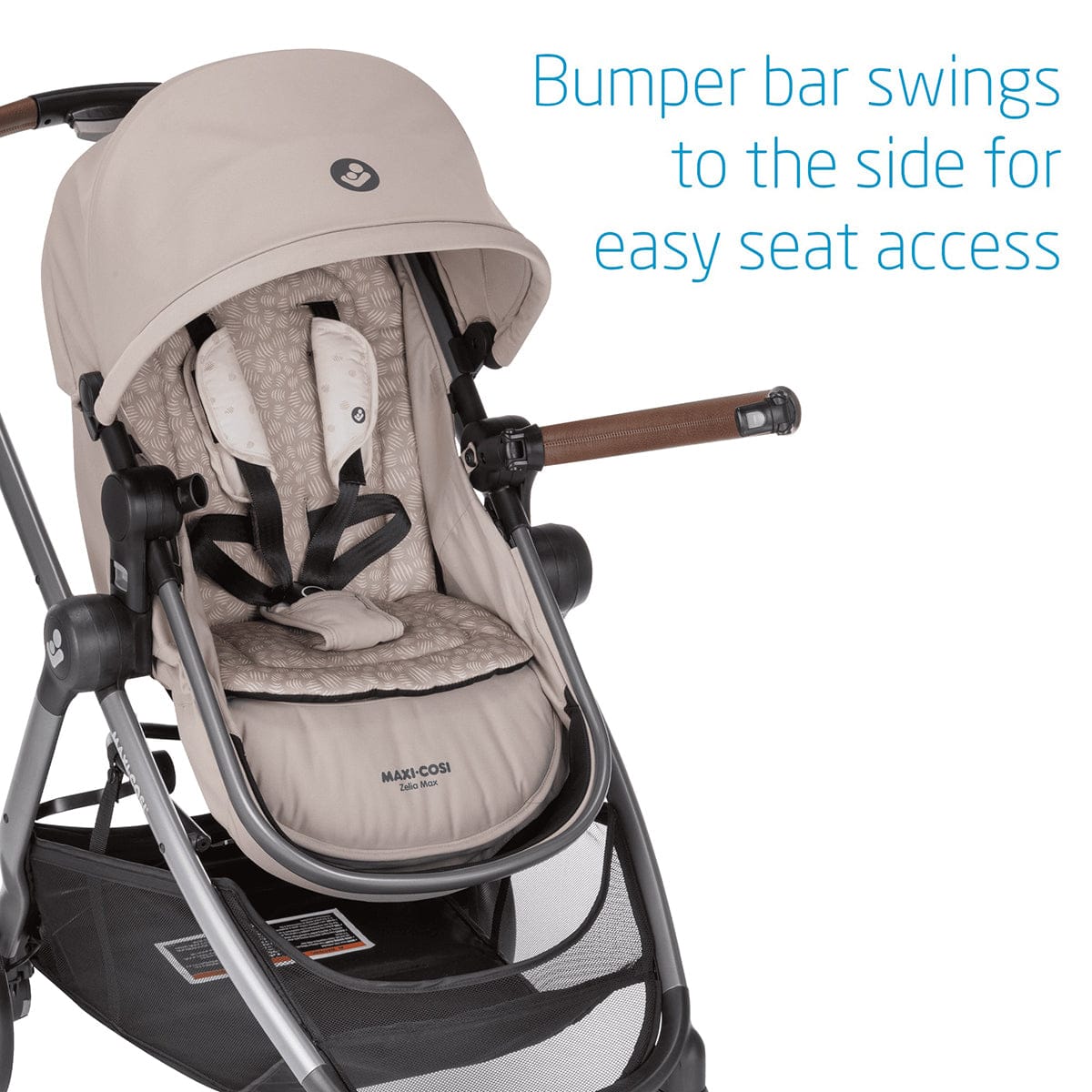 Maxi-Cosi Zelia2 Max 5-in-1 Modular Travel System - Tropia Tan - TR477GCB