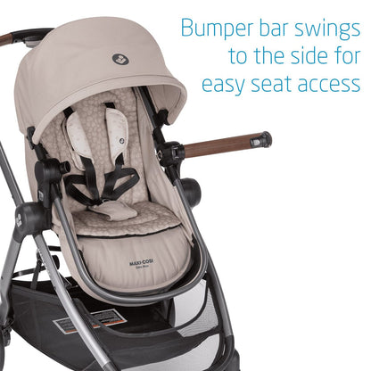 Maxi-Cosi Zelia2 Max 5-in-1 Modular Travel System - Tropia Tan - TR477GCB