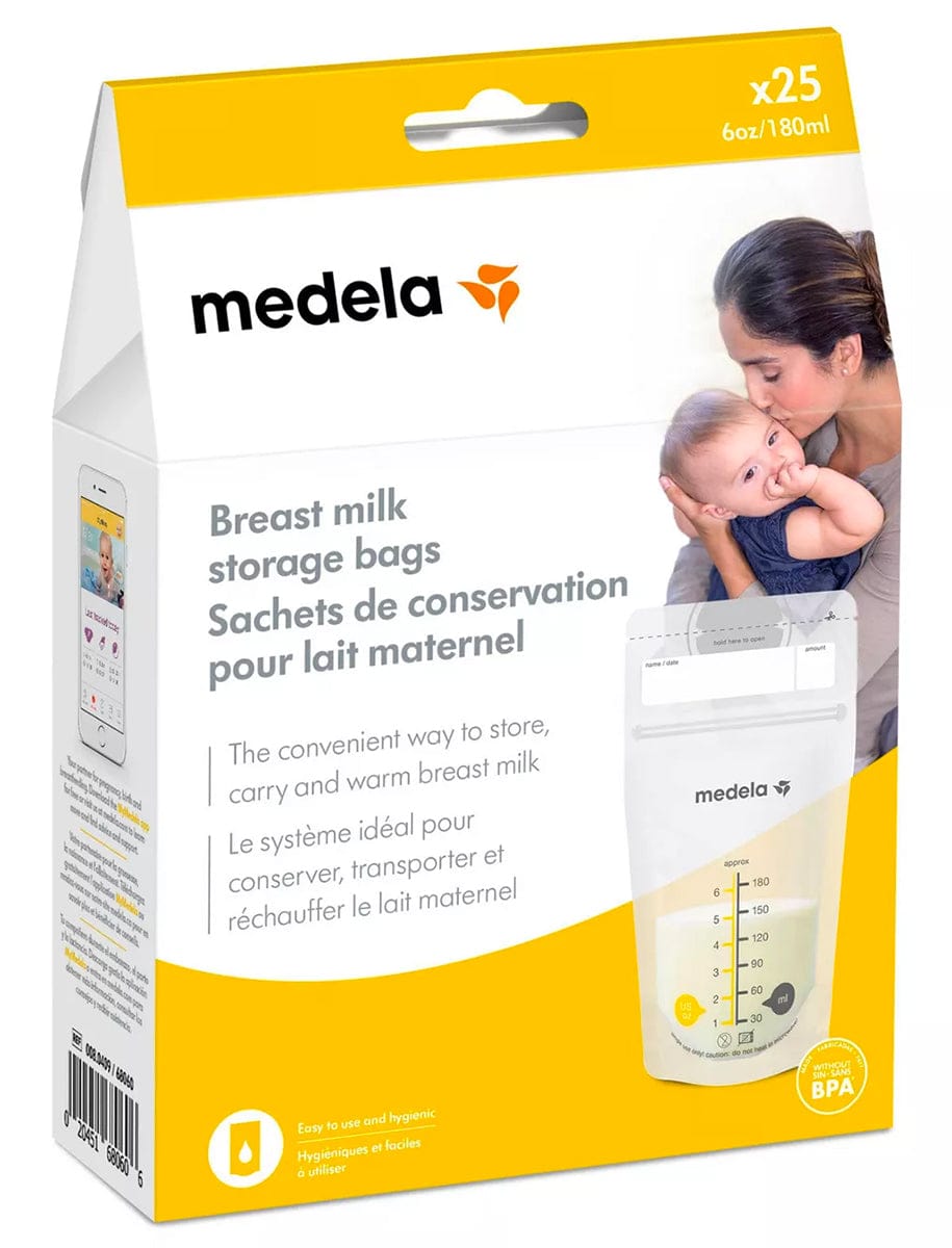 Medela Breast Milk Storage Bags - 6 oz, 25ct - 101010435
