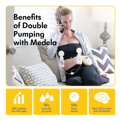 Medela Easy Expression Bustier - Black, Large - 101032489