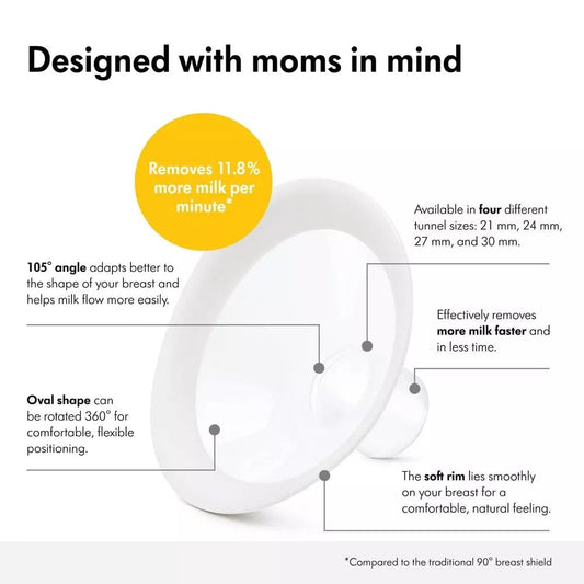 Medela PersonalFit Flex Breast Shields - 24m (2ct) - 101036654