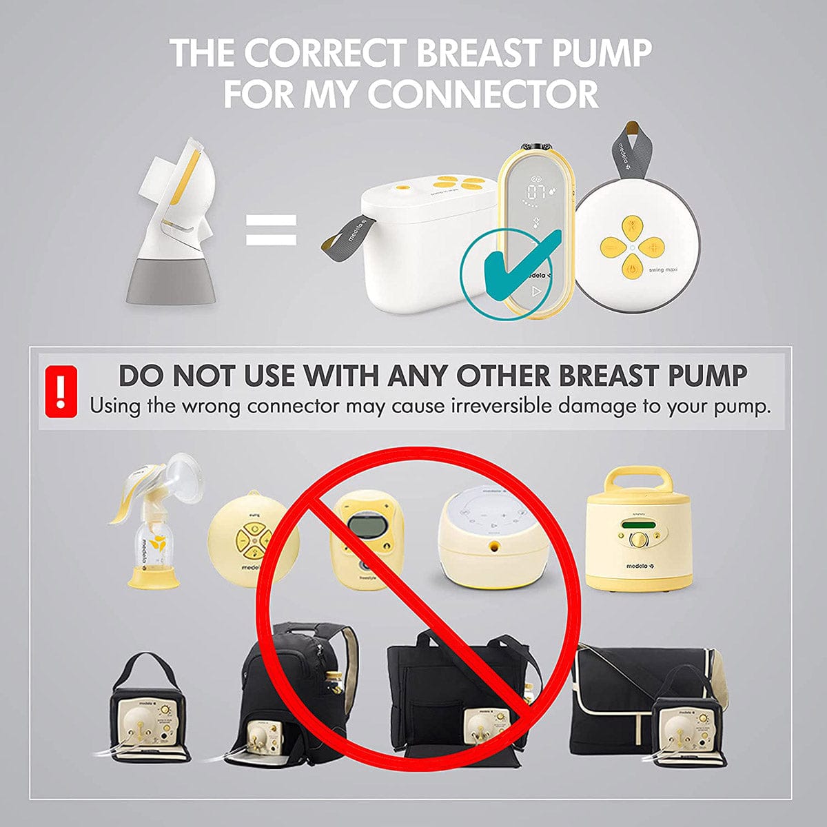 Medela PersonalFit Flex Connectors for Pump In Style with MaxFlow / Freestyle Flex - 101041267