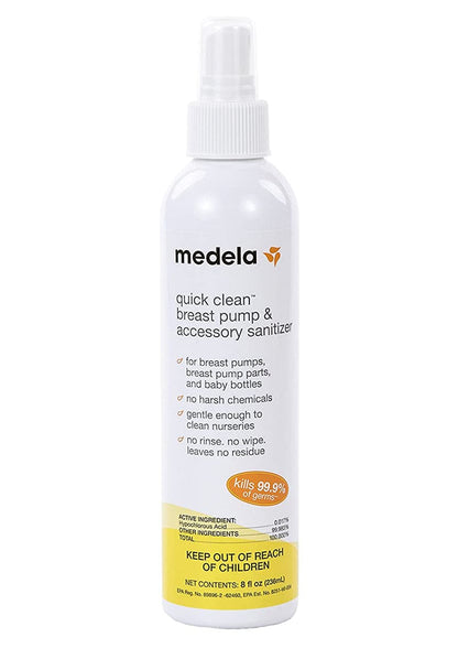 Medela Quick Clean Breast Pump & Accessory Sanitizer 8oz - 101035691