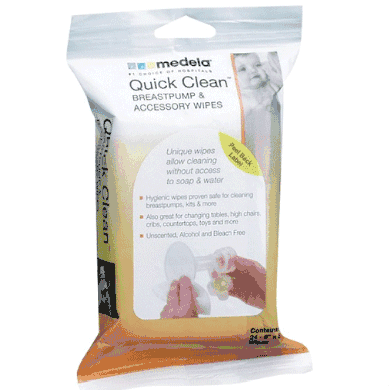Medela Quick Clean Breastpump & Accessory Wipes