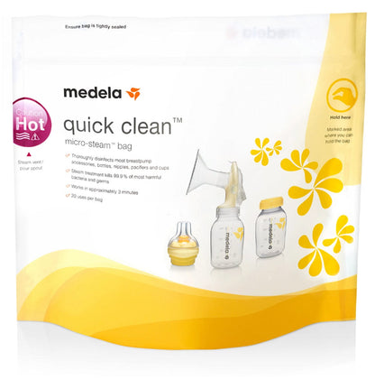 Medela Quick Clean Micro-Steam Bags, 5ct - 101029211