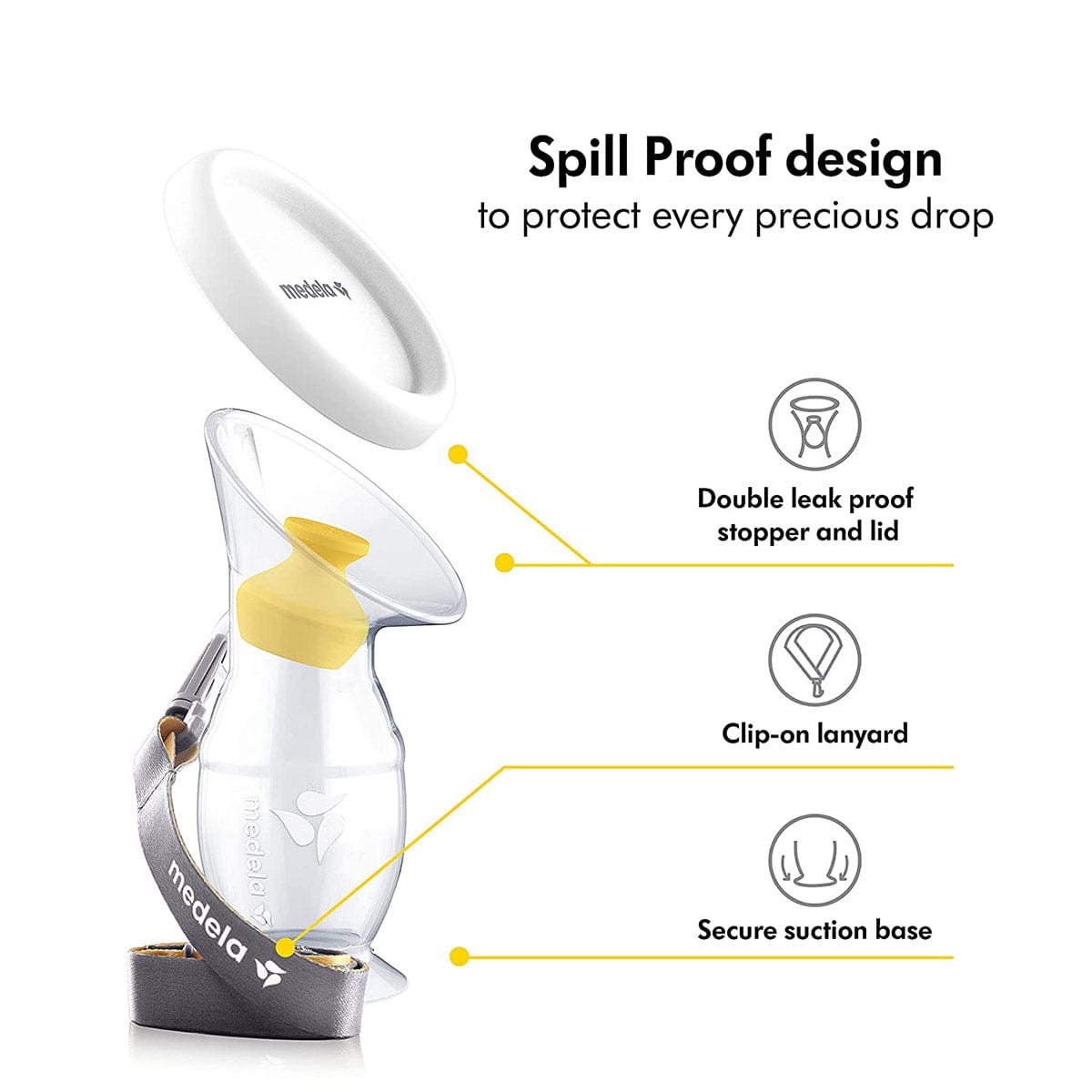 Medela Silicone Breast Milk Collector - 101043283
