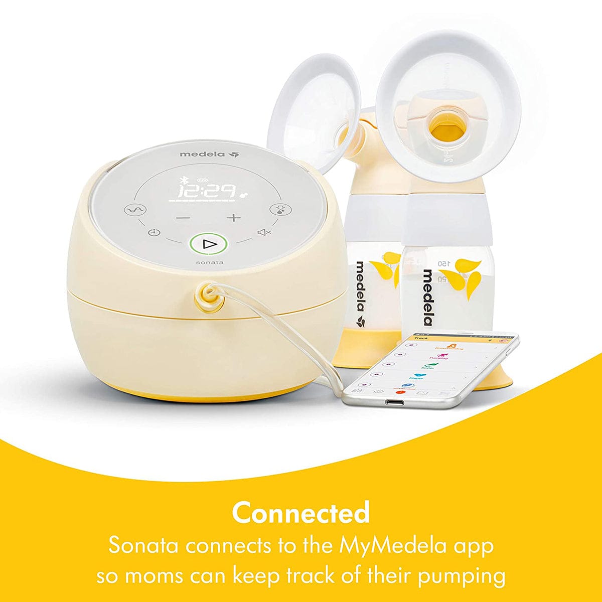 Medela Sonata Smart Breast Pump with PersonalFit Flex Breast Shields - 101037319