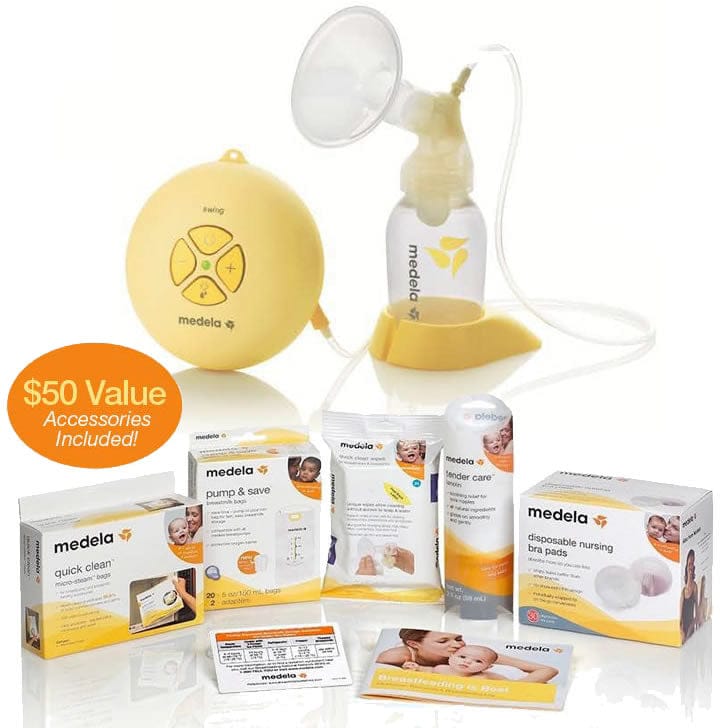 Medela Swing Solution Set + Free Accessory Set - 67050BN