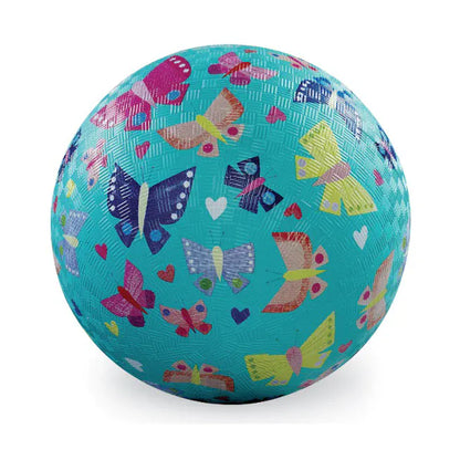 Crocodile Creek 5" Playground Ball - Butterfly Rainbow