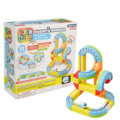 Meekins Corp Rail Cube Magnetic Monorail Starter Set - RC24076