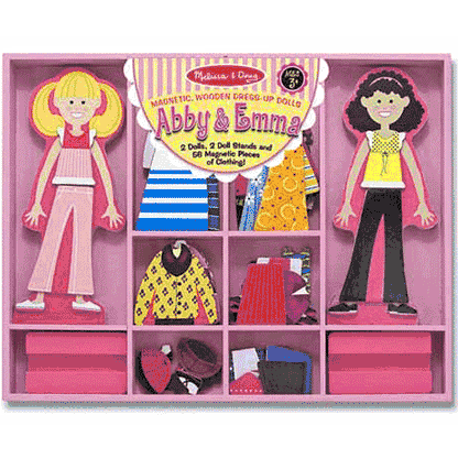 Melissa & Doug Abby & Emma Magnetic Dress-Up - 4940